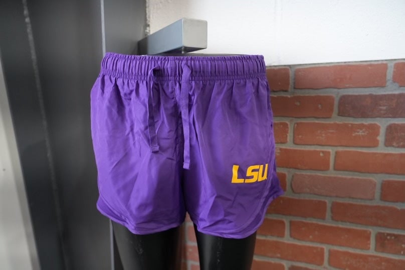 Purple cheer shorts online